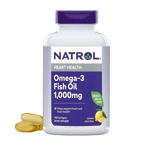 Natrol, Omega-3, 1000 MG, 150 Softgels