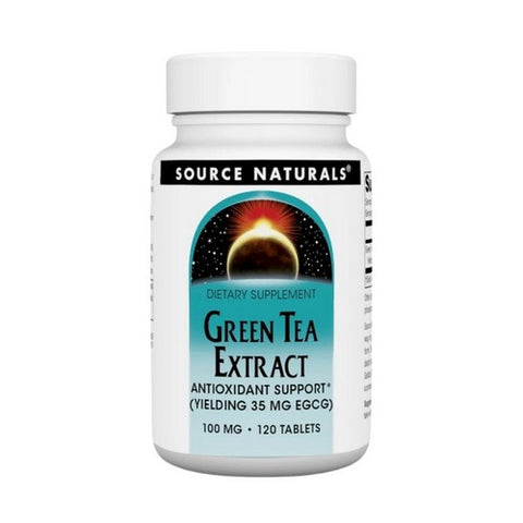Source Naturals, Green Tea, 100 MG, Extract 120 Tabs