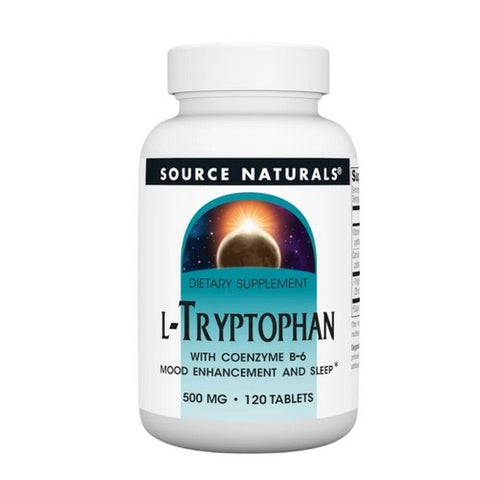 Source Naturals, L-Tryptophan, 500 mg, 60 Tabs