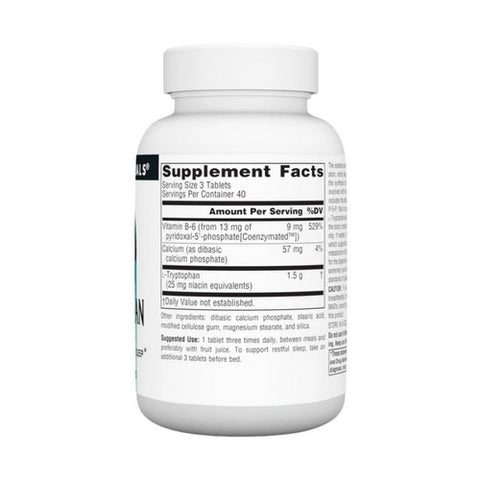 Source Naturals, L-Tryptophan, 500 mg, 120 Tabs