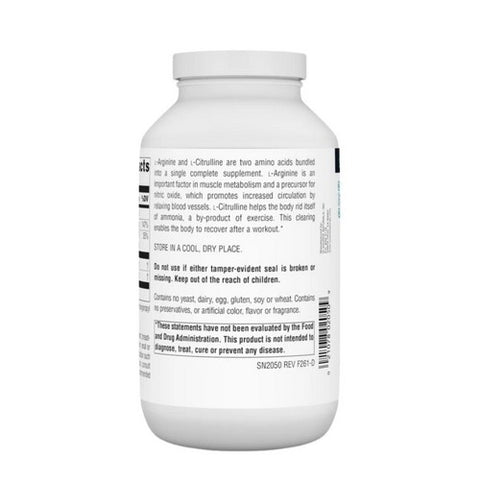 Source Naturals, L-Arginine L-Citrulline Complex, 240 Tabs