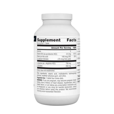 Source Naturals, L-Arginine L-Citrulline Complex, 240 Tabs