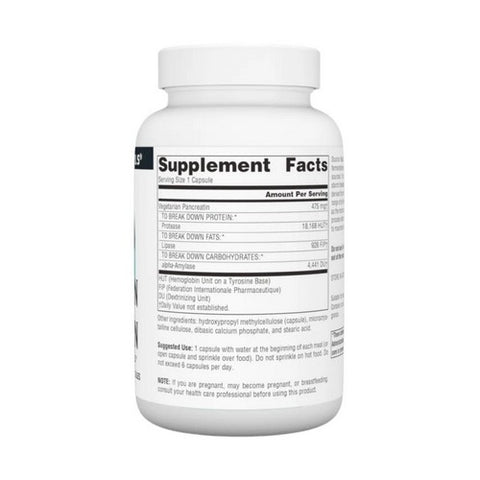 Source Naturals, Vegetarian Pancreatin, 475 mg, 120 Caps