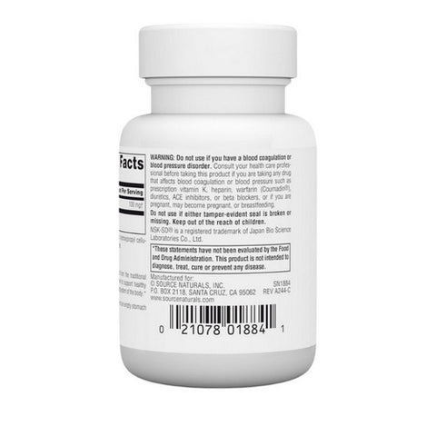Source Naturals, Nattokinase, 100 mg, 30 Caps