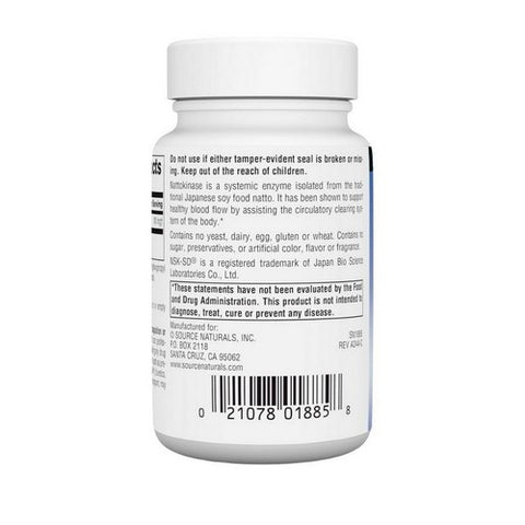 Source Naturals, Nattokinase, 100 mg, 60 Caps