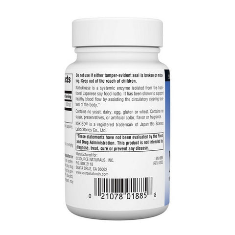 Source Naturals, Nattokinase, 100 mg, 60 Caps