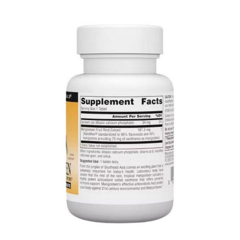 Source Naturals, Mangosteen, 187.5 mg, 60 Tabs