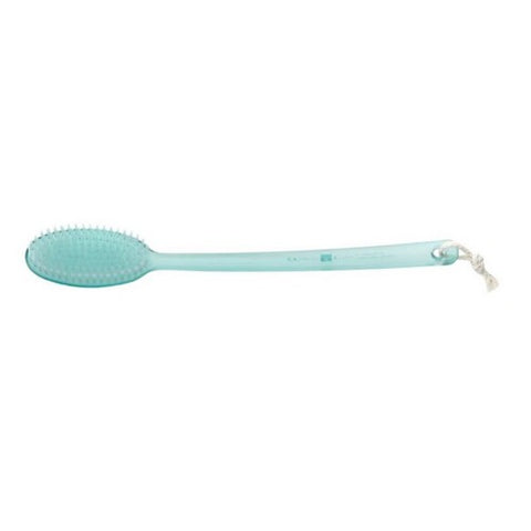 Earth Therapeutics, Feng Shui Back Brush W/ergo Grip, Wood/frosted Green 1 Pc