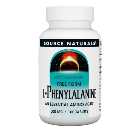 Source Naturals, L-Phenylalanine, 500 mg, 100 Tabs