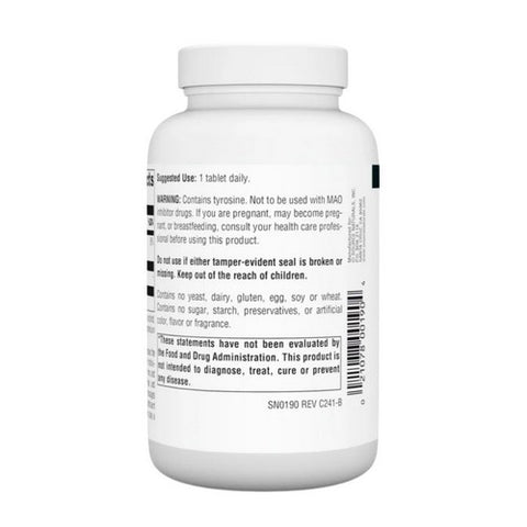 Source Naturals, L-Tyrosine, 500 MG, 100 Tabs