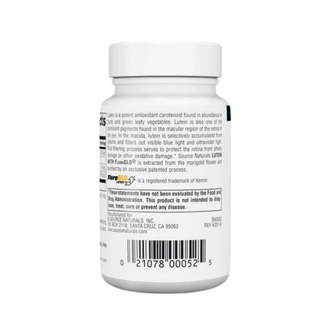 Source Naturals, Lutein, 6 mg, 90 Caps