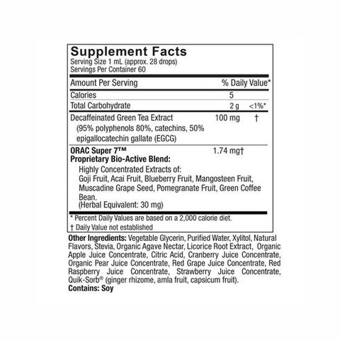 Nature's Answer, Platinum Green Tea, Mixed Berry Flavor 2 Oz