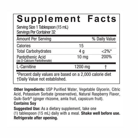 Nature's Answer, Liquid L-carnitine, 16 Oz