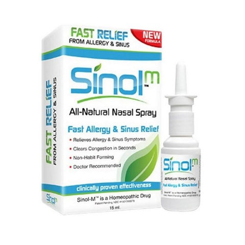 Sinol, Sinol-M Allergy/Sinus Relief Nasal Spray, Allergy 15 Ml