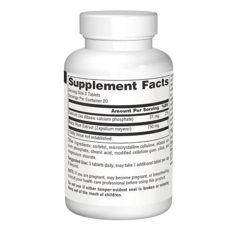 Source Naturals, Maca, 250 MG, 60 Tabs