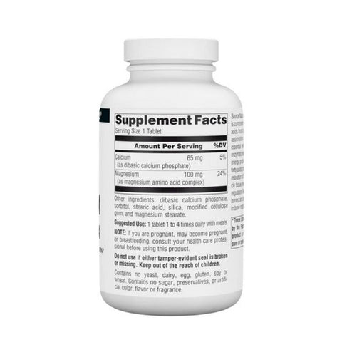 Source Naturals, Magnesium chelate, 100 mg, 250 Tabs