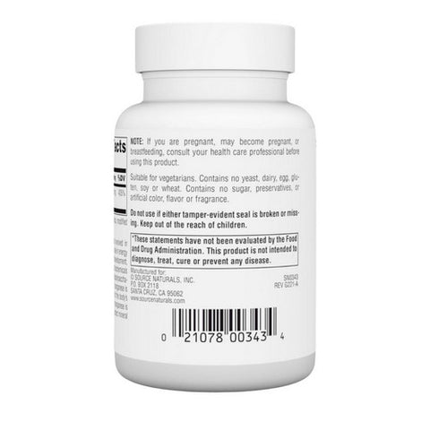 Source Naturals, Manganese Chelate, 10 mg, 250 Tabs