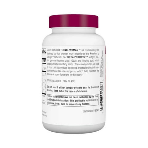 Source Naturals, Mega Primrose, 1350 mg, (Eternal Woman) 60 Softgel