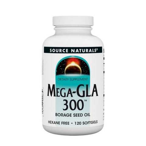 Source Naturals, Mega-GLA 300, 120 Softgels