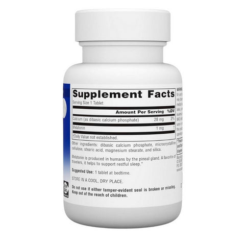 Source Naturals, Melatonin, 1 mg, 100 Tabs