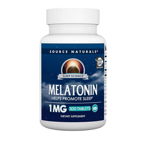 Source Naturals, Melatonin, 1 mg, 300 Tabs