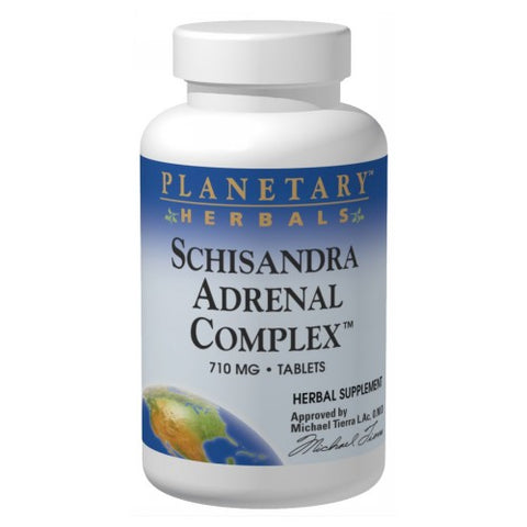 Planetary Herbals, Schisandra Adrenal Complex, 710 mg, 120 Tabs