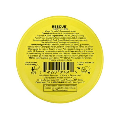 Bach, Rescue Remedy Pastilles, 50 G