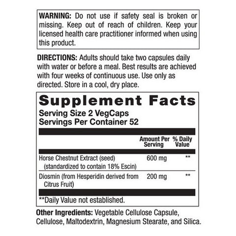 Body Gold, Venastat Capsules For Natural Leg Vein Health, 105 Caps