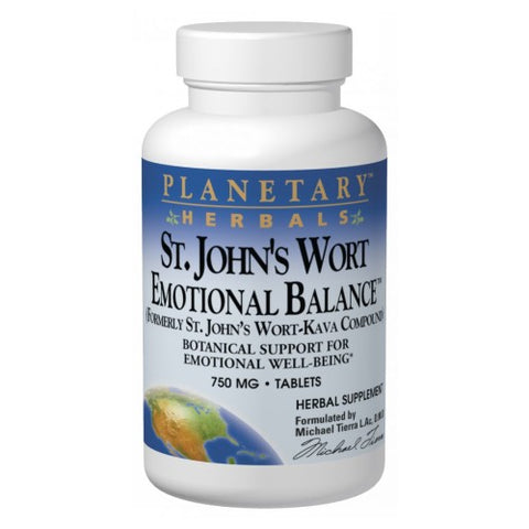 Planetary Herbals, St. John's Wort Emotional Balance, 120 Tabs