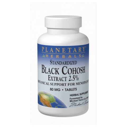 Planetary Herbals, Standardized Black Cohosh Extract 2.5, 45 Tabs