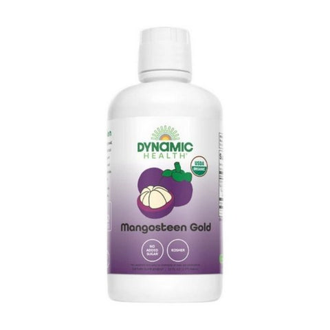 Dynamic Health Laboratories, Mangosteen, Gold 100% Pure, 32 Oz