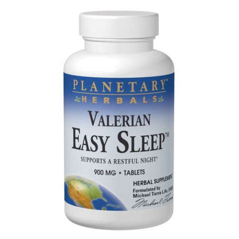 Planetary Herbals, Valerian Easy Sleep, 60 Tabs