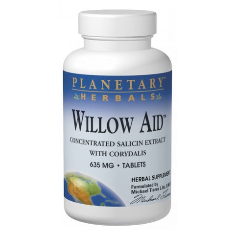 Planetary Herbals, Willow Aid, 60 Tabs