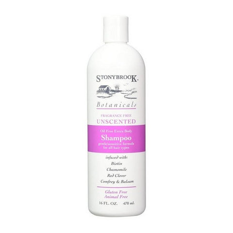 Stony Brook Botanicals, Shampoo, Unscented, 16 Oz