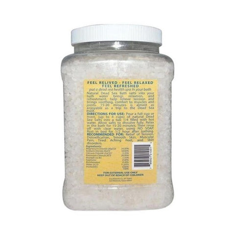 Sea Minerals, Dead Sea Mineral Bath Salt, 3 Lb