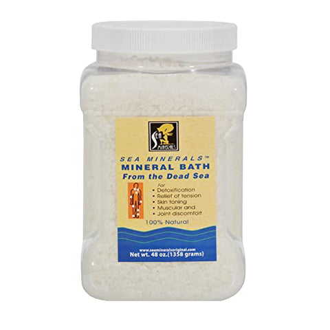 Sea Minerals, Dead Sea Mineral Bath Salt, 3 Lb