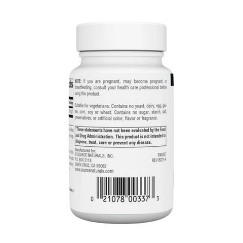 Source Naturals, Acetyl L-Carnitine, 250 mg, 120 Tabs