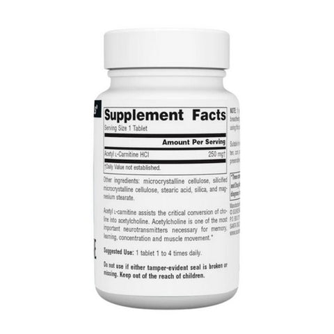 Source Naturals, Acetyl L-Carnitine, 250 mg, 120 Tabs