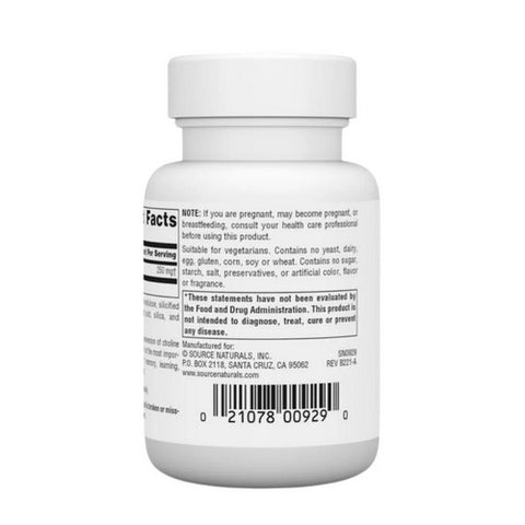 Source Naturals, Acetyl L-Carnitine, 250 mg, 60 Tabs