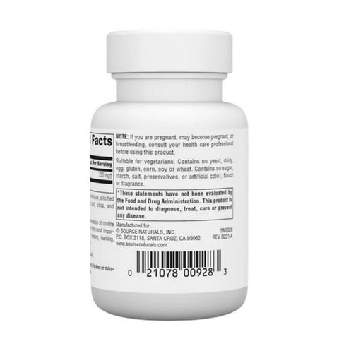 Source Naturals, Acetyl L-Carnitine, 250 mg, 30 Tabs