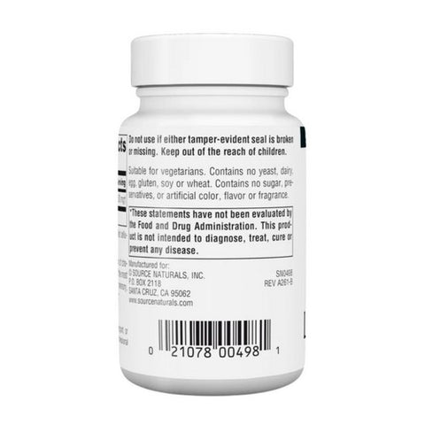 Source Naturals, Acetyl L-Carnitine, 500 mg, 30 Tabs