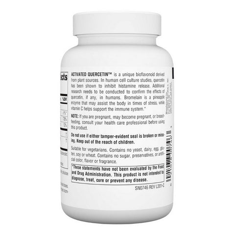 Source Naturals, Activated Quercetin, 100 Tabs