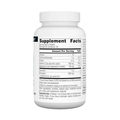 Source Naturals, Activated Quercetin, 100 Tabs
