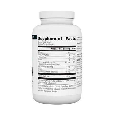 Source Naturals, Alfalfa, 648 Mg, 250 Tabs