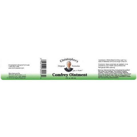Dr. Christophers Formulas, Comfrey Ointment, 2 Oz