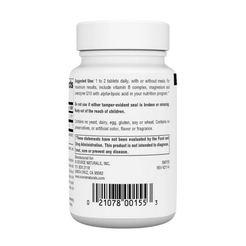 Source Naturals, Alpha-Lipoic Acid, 100 MG, 120 Tabs