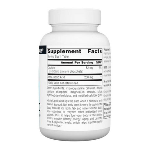 Source Naturals, Alpha-Lipoic Acid, 200 MG, 120 Tabs