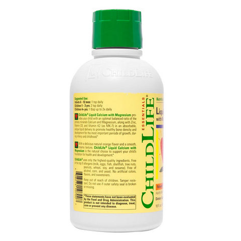Child Life Essentials, Liquid Calcium Magnesium, 16 Fl Oz