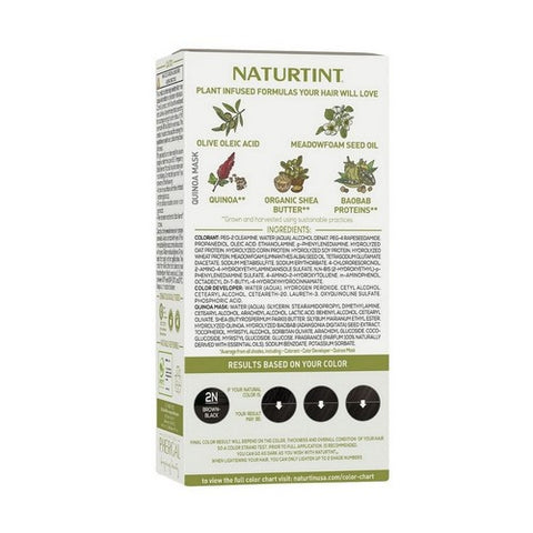 Naturtint, Hair Color, 2n Black Brown, Kit