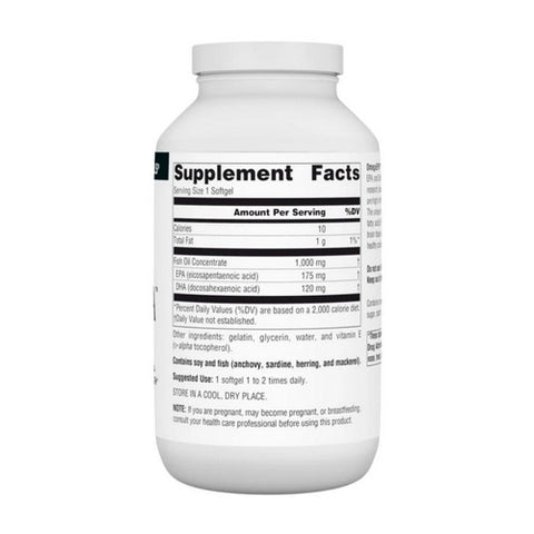 Source Naturals, Omega Epa Fish Oil, 1000 MG, 200 Softgel